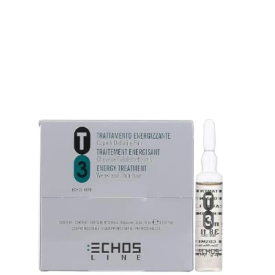 Imagen de T3 Tratamiento coadyuvante anticaída para cabello débil y fino, en ampollas, 12 x 10 ml
