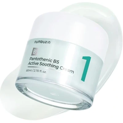 Imagen de numbuzin Crema Calmante activa pantoténica B5 n.º 1 Hidratante facial, Control del exceso de grasa, acné, Ácido pantoténico, Hidratante, No comedogénico 2,70 onzas líquidas