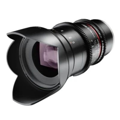 Imagen de Samyang F1312906101 Objetivo para vídeo VDSLR Sony E (Distancia Focal Fija 35mm, Apertura T1.5 22 AS UMC II, diámetro Filtro: 77mm), Negro