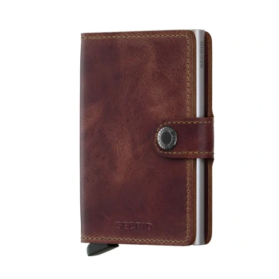 Imagen de Secrid Miniwallet Vintage Brown Grabado gratuito