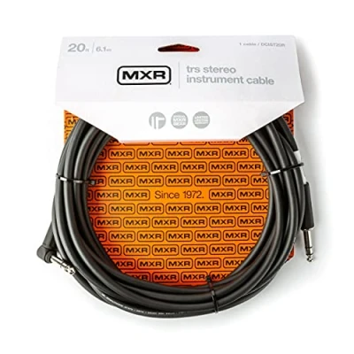 Imagen de JIM DUNLOP MXR Cable Instrumento Estéreo TRS 20 pies 6,1 m, Conector Recto de 1/4 pulgada (DCIST20R)