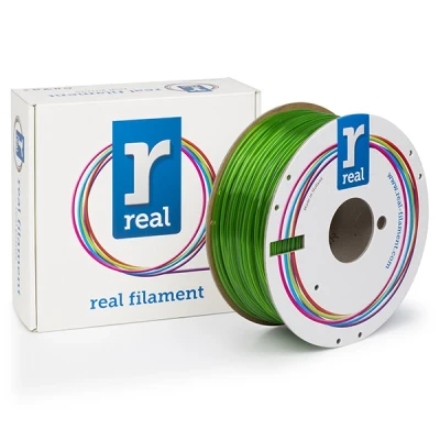 Imagen de REAL filament PETG verde transparente 2,85 mm 1kg