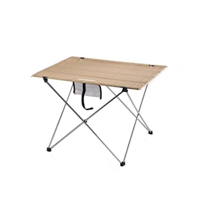 Imagen de Naturehike Mesa Plegable Ultraligera de Picnic Portátil para Acampar al Aire Libre (Khaki L)