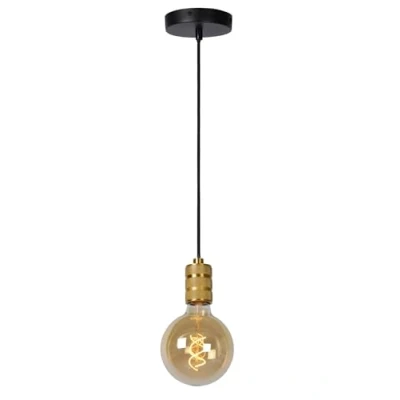Imagen de LUCIDE JOVA Lámpara colgante Ø 12 cm 1xE27 Oro mate/Latón