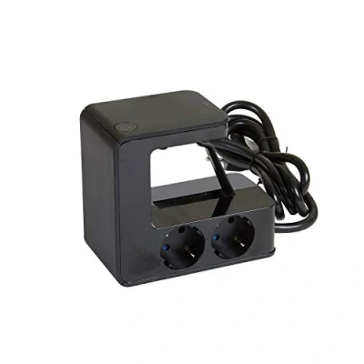 Imagen de Base multiple U POWER4 tomas 2P+TT 16A + 2 USB tipo ALegrand 694812Negro