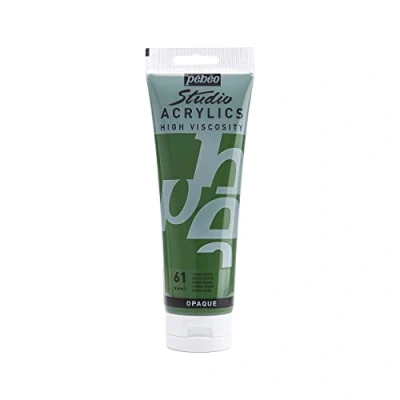 Imagen de Pébéo Acrílico Fine Studio Pintura acrílica Tierra Verde 250 ml