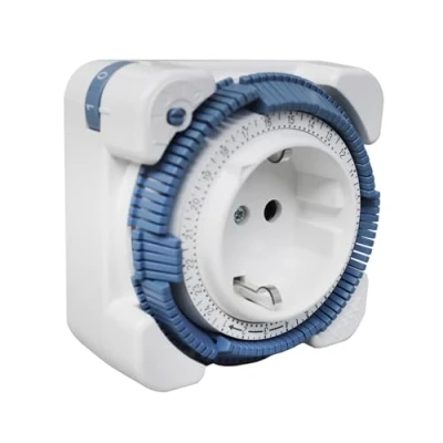 Imagen de Theben 0260833 Timer 26 Safety Plus I Temporizador analógico Interruptor de enchufe con programa diario Mayor protección táctil 230 V AC