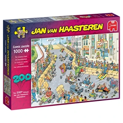 Imagen de Diset Seifenkistenrennen 1000 Teile Puzzle für Erwachsene Tortuga, Multicolor, 68x49cm (20053)