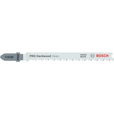 Imagen de Bosch Professional 25 x Hojas de Sierra calar T 101 BF Clean for Hard Wood (para Madera dura, corte recto, accesorios calar)