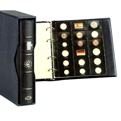 Imagen de Pardo Album para Monedas de Euro color Azul con 8 Fundas modelo 75500