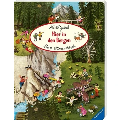 Imagen de Mein Wimmelbuch: Hier in den Bergen