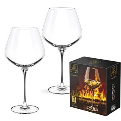 Imagen de Wilmax Chardonnay Juego de 2 copas vino blanco, 880 ml, aptas para lavavajillas