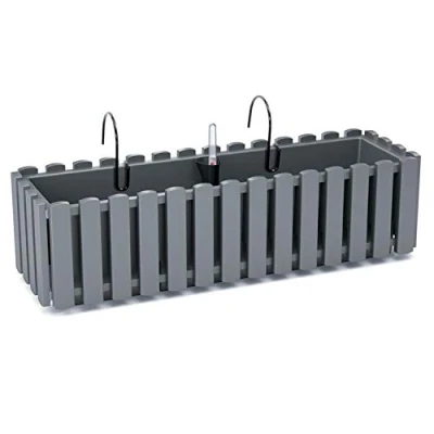Imagen de Jardinera para balcón BOARDEE FENCYCASE W, dimensiones (mm) 580x180x162, color Gris piedra