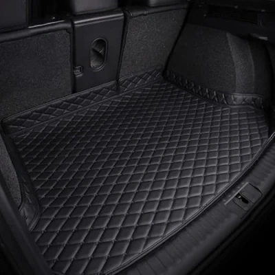 Imagen de KAKIKA Alfombrilla Maletero Coche para KIA Carens (5seats) 2013 2016,Maletero Protector Tronco Bandeja Alfombra Protectora Antideslizante,B Black