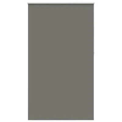 Imagen de vidaXL Estor Enrollable Opaco Gris 140x210 cm Tela Ancho 136,6