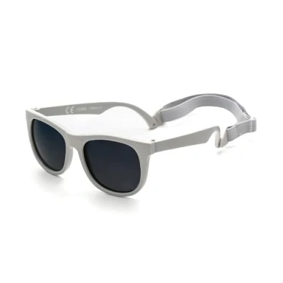 Imagen de Kiddus Gafas de Sol Polarizada para bebé, niño y niña. A partir 0 meses. Filtro Solar UV400. 100% Protección Flexibles, Seguras, Confortables, Resistentes. Gris