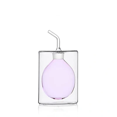 Imagen de Ichendorf Milano Aceitera de dos paredes rosa 150 ml colección Cilindro color doble pared
