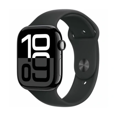 Imagen de Apple Watch Series 10 46mm Negro (Correa Silicona Negra S/M)