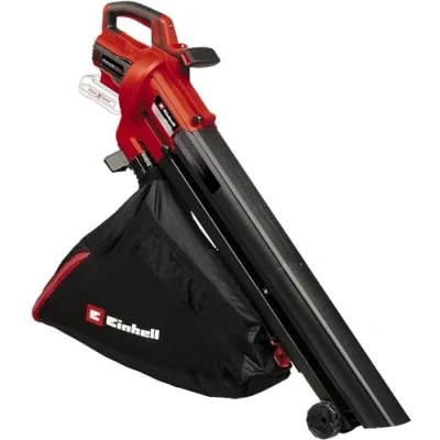 Imagen de Einhell Aspirador de Hojas con batería VENTURRO 18/210 Power X Change (18 V, Potencia aspiración 500 m3/h, Bolsa colectora 45 l, función soplado hasta 210 km/h, sin ni Cargador)