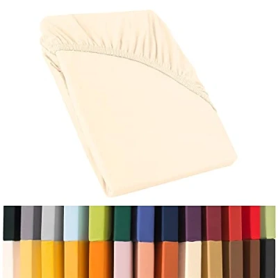 Imagen de CelinaTex Relax Sábanas Ajustables Cama Boxspring de Agua algodón Elastano 180x200 200x220 cm Natural