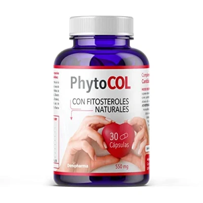 Imagen de Phytocol Levadura de Arroz Rojo Fitosteroles Naturales Reduce Colesterol LDL Mejora Circulación 30 Cápsulas Uso Diario