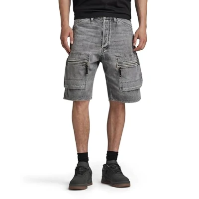 Imagen de G Star Cargo Loose Shorts vaqueros, Hombre, Talla: 31, Faded grey neblina
