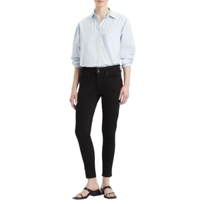 Imagen de Levi&#039;s 711 Double Button Vaqueros, Negro (Midnight Gaze), 28W / 28L para Mujer