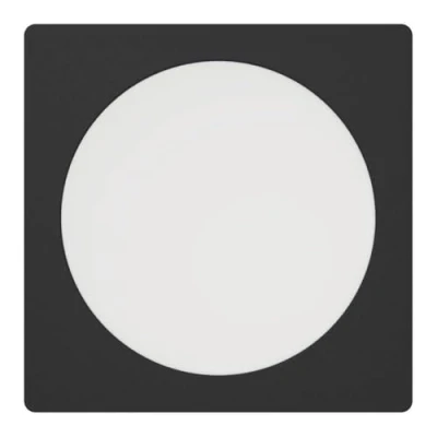 Imagen de Eglo Fueva 6 Foco LED empotrable, cuadrado, negro y blanco, plástico, blanco cálido frío, 16,6 x cm