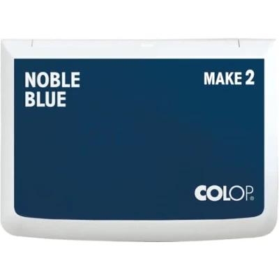 Imagen de COLOP Tampón de tinta MAKE 2 Noble Blue 70 x 110 mm, cojín para sellos mano tradicionales