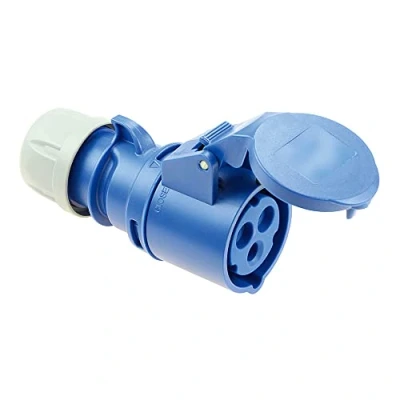 Imagen de base cetac, para conexiones 2p+T 16A, aérea cetac ip44, azul, 250V