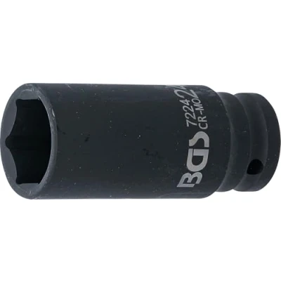 Imagen de BGS 7224 Llaves de vaso impacto hexagonal, largo entrada 12,5 mm (1/2&quot;) 24