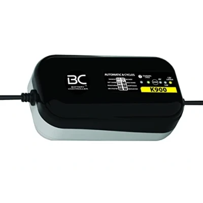 Imagen de BC K900 6/12V 0,9A Cargador y Mantenedor de Baterías con 3 Programas Carga: 6 Volt/12 Volt CAN Bus para Motos BMW