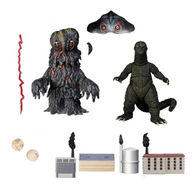 Imagen de Mezco Godzilla vs Hedorah 5 Points Juego de 3 Figuras acción (1971)