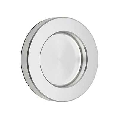 Imagen de SOTECH Tirador para puertas correderas TEYO aspecto acero inoxidable Ø 70 x 10 mm autoadhesivo (3M VHB) de mueble carcasa habitaciones
