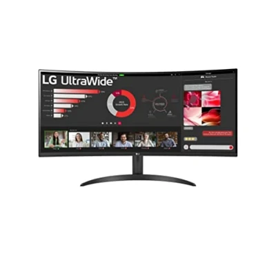 Imagen de LG 34WR50QC B Monitor UltraWide Curvo, 34&quot;, QHD: 3440,1440px, 21:9, ADM FreeSync Premium, Multiposición, Negro
