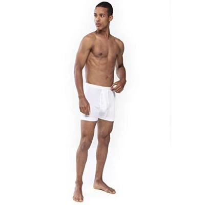 Imagen de MEY 2815 Men&#039;s Noblesse White Pima Cotton Fitted Boxers L(52)