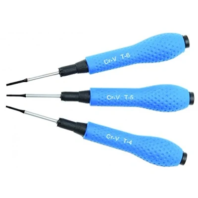 Imagen de BGS Diy 803 Juego de destornilladores precisión perfil en T (para Torx) T4 / T5 T6 3 piezas