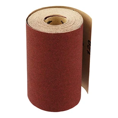 Imagen de rollo de papel lija 115 mm x 10 m, grano 240, óxido aluminio