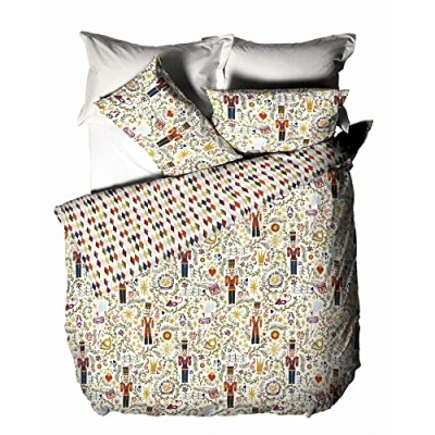 Imagen de furn. Cascanueces de la Cubierta del Duvet, Polialgodón, Multi, Super King