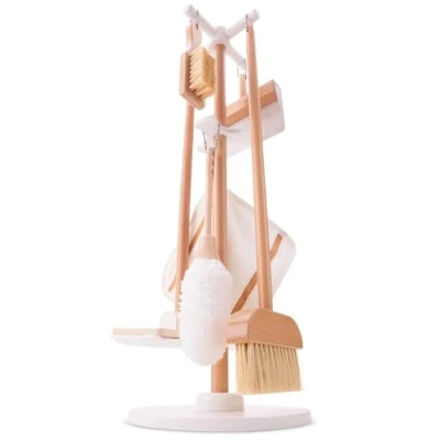 Imagen de New Classic Toys Cleaning Playset Juego de Limpieza Madera, Medium (18375)