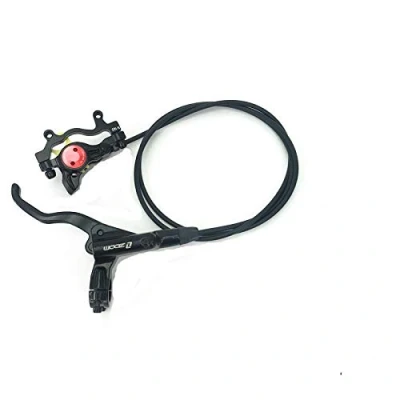Imagen de Zoom_ HB 875 freno de disco hidráulico delantero y trasero 750 mm 1400 para bicicleta montaña MTB BMX (negro, con palanca izquierda)