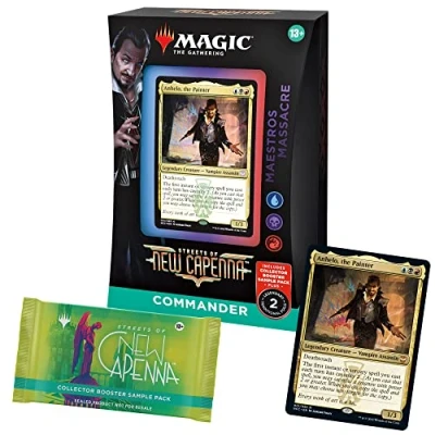 Imagen de Magic: The Gathering Streets of New Capenna Commander Deck Maestros Massacre + Collector Booster Sample Pack