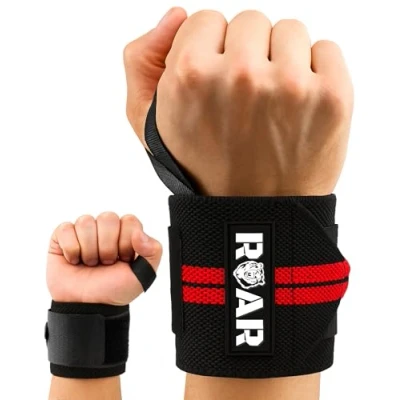 Imagen de Roar® Muñequeras Deportivas, Crossfit Hombre y Mujer, Gym Hombre, Wrist Wraps, Muñequera Crossfit, Gimnasio, Calistenia, Musculación, Halterofilia