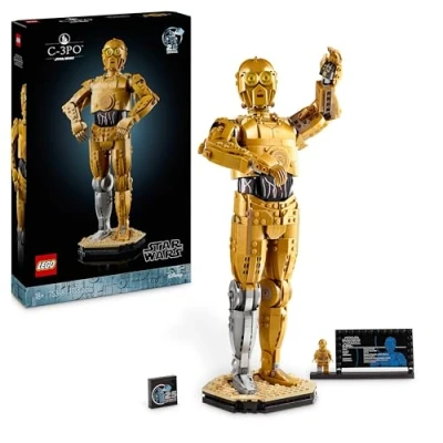 Imagen de LEGO Star Wars C 3PO Figura de Droide, Maqueta Colección para Adultos, Minifigura Personaje, Regalo Hombres y Mujeres Fans la Saga, Decoración del Hogar Oficina 75398