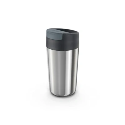 Imagen de Joseph Sipp, Taza termo para llevar café y té, vaso térmico con tapa, a prueba de fugas, aislante, sin BPA 454 ml, Acero Inox