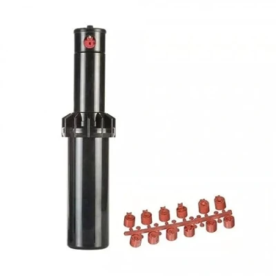 Imagen de Aspersor Rain S075 de Turbina Emergente 10 Cm con Vástago Plástico, Regulable 40º a 360º y Toma Rosca Hembra ¾ Aspersores riego césped Difusor jardín