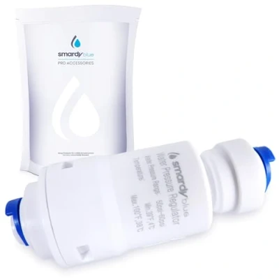 Imagen de smardy Regulador/Reductor de Presión para Manguera Agua 1/4&quot;(6,35mm), Refrigerador Side by Side, Filtro Agua, Ósmosis Inversa