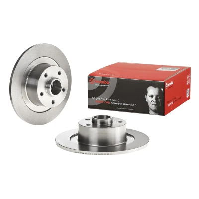 Imagen de BREMBO 08.B396.27 Disco de freno 300, 300 11 5 macizo con juego cojinetes rueda, anillo sensor ABS RENAULT: Laguna III Coupé