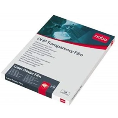 Imagen de NOBO 33633740 Transparencia universal para retroproyector impresoras láser (caja 50)