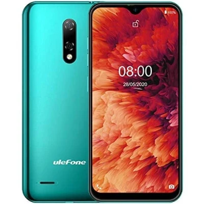 Imagen de Ulefone Note 8P Android 10 4G Teléfono Móvil, 5.5 &#039;&#039; Waterdrop Pantalla Smartphone, Quad Core 2GB + 16GB, SIM Dual SD (Ranura para 3 Tarjetas), Desbloqueo Facial, Cámara 8MP+2MP+5MP GPS Verde